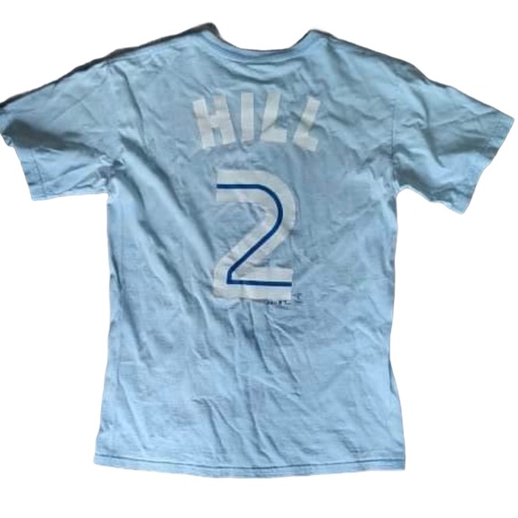 MLB Toronto Blue Jays Aaron Hill Tee Shirt - S - Picture 2 of 4